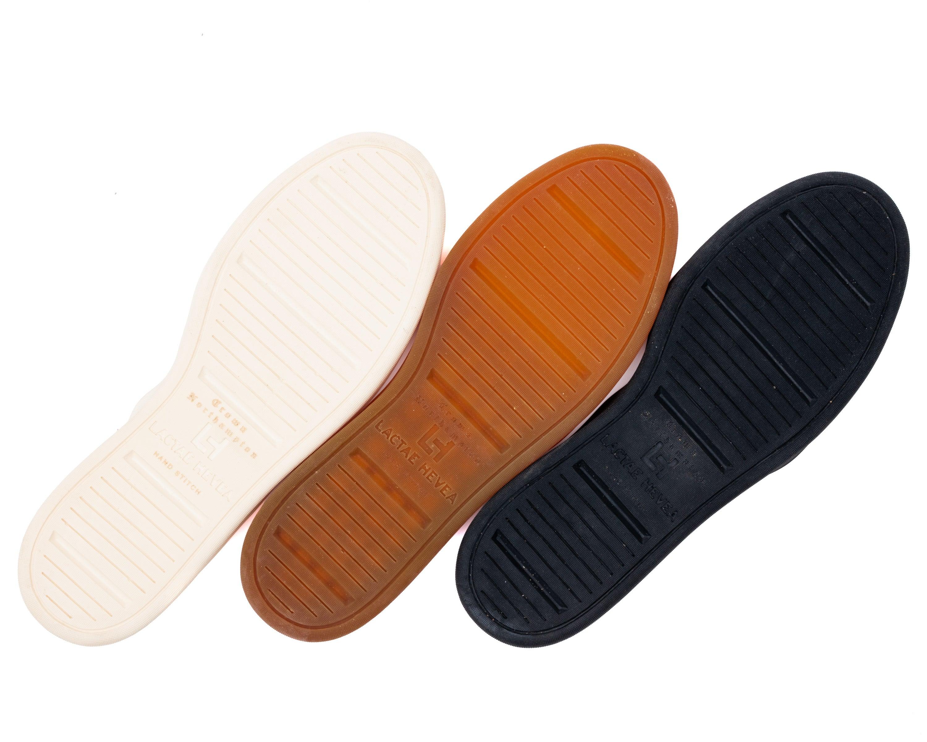 Harlestone Hand Stitch Derby - Off White Veg Tan Calf - Crown Northampton