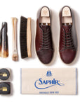 Harlestone Hand Stitch Derby - Horween No 8 Shell Cordovan - Deluxe Care Pack - Crown Northampton