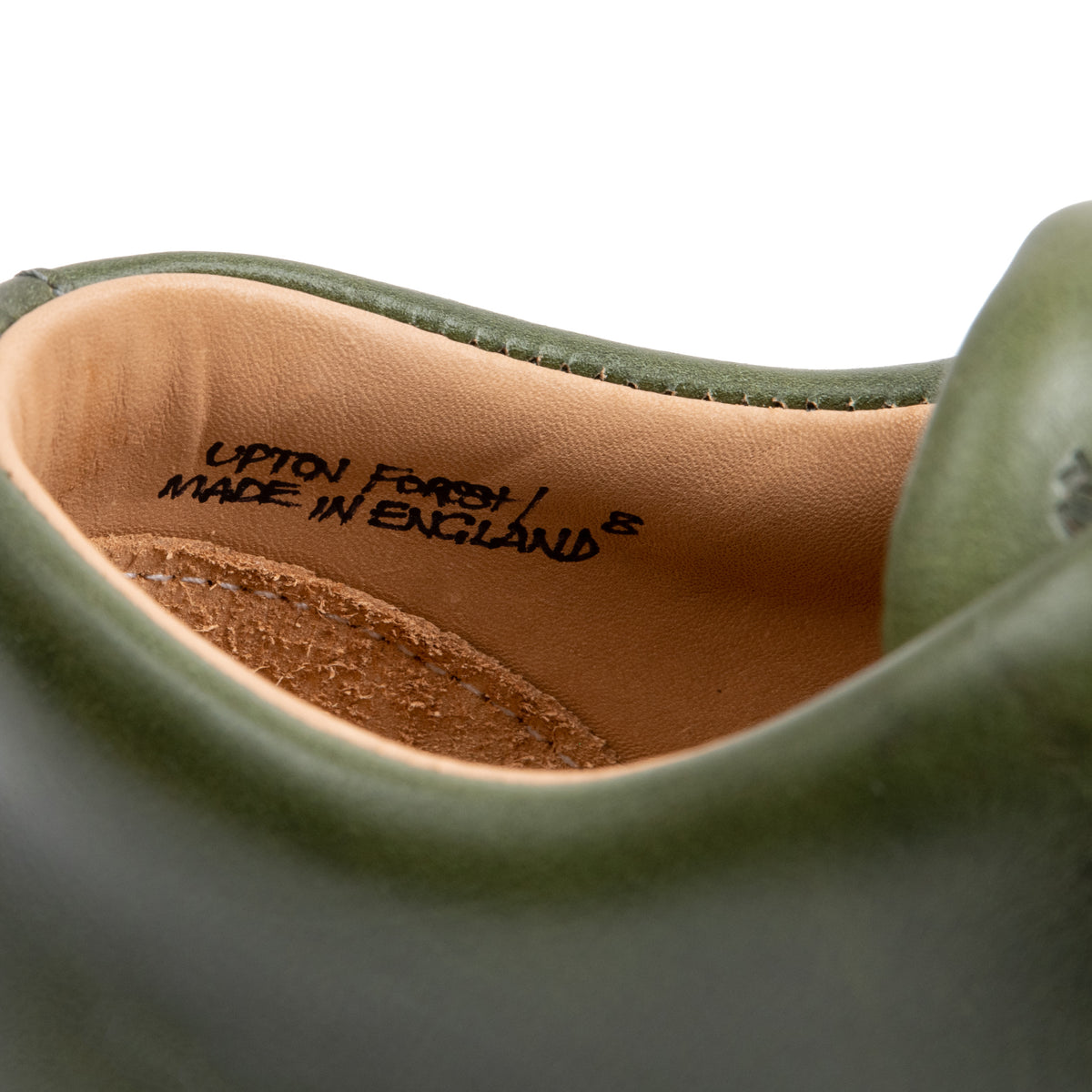 Upton Wholecut - Horween Forest Green Chromexcel – Crown Northampton