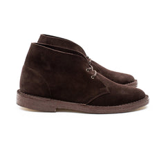 Woodford Desert Boot - Brown Janus Calf Suede - Crown Northampton