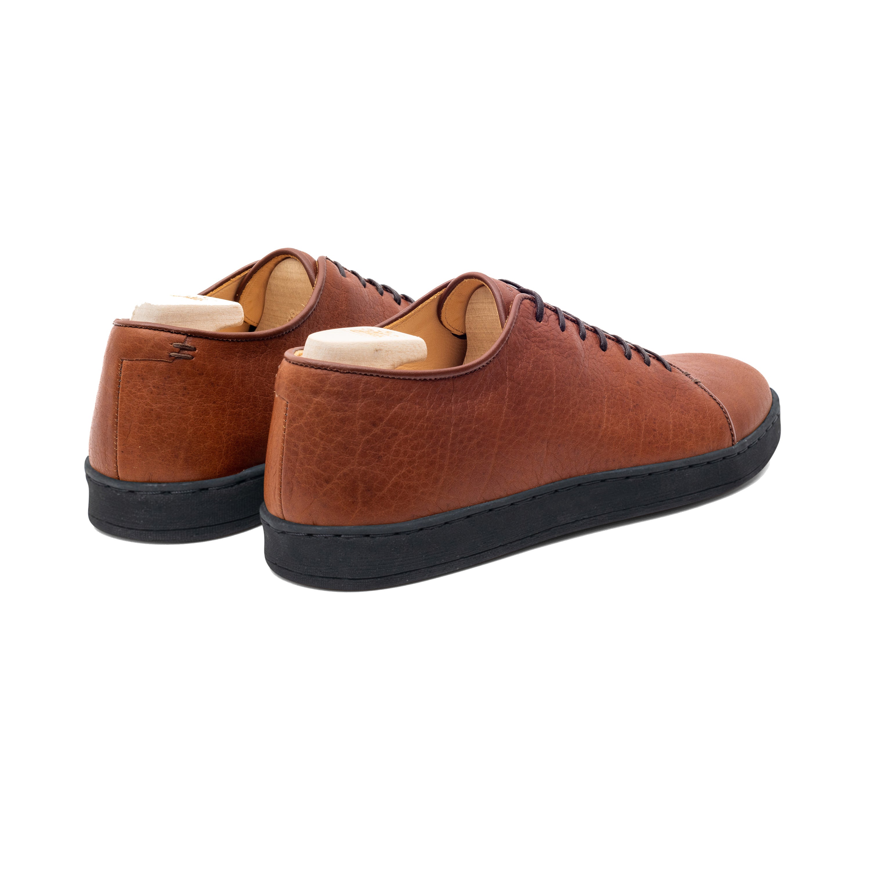 Harlestone Hand Stitch Derby - Tan Horween Buffalo - Crown Northampton