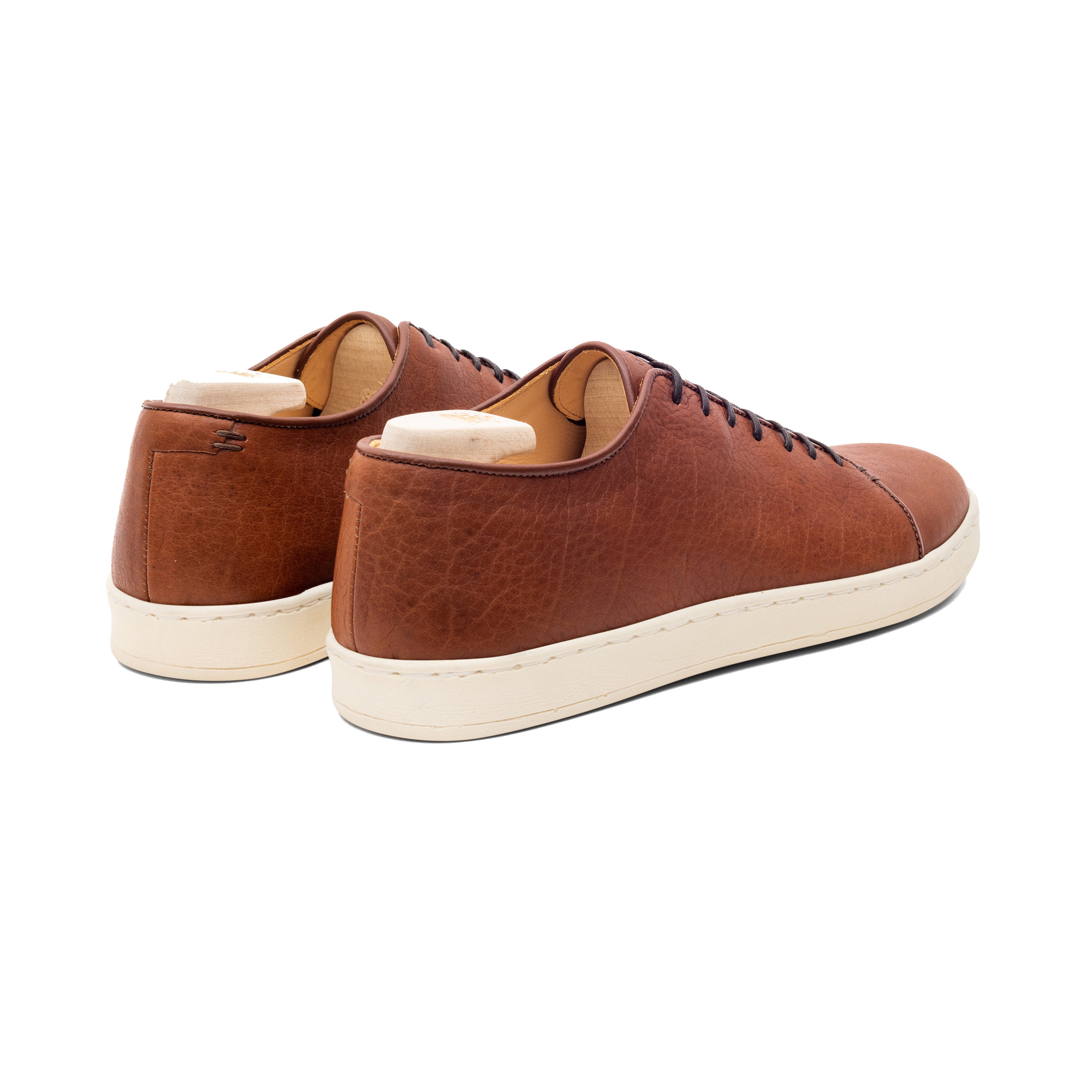 Harlestone Hand Stitch Derby - Tan Horween Buffalo - Crown Northampton