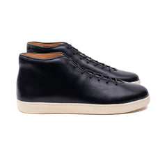 Everdon Hand Stitch Wholecut Mid - Horween Black Chromexcel - Crown Northampton