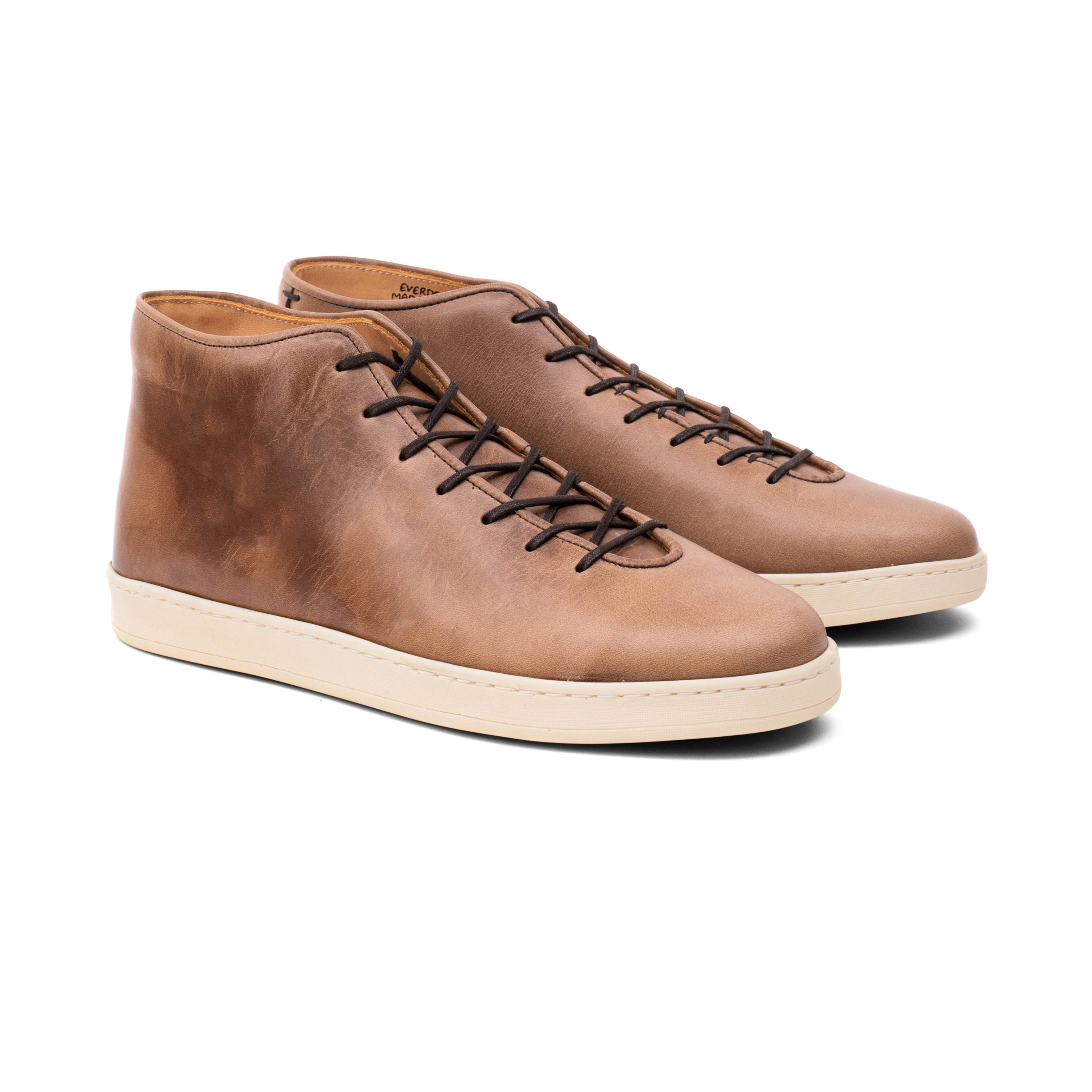 Everdon Hand Stitch Wholecut Mid - Horween Natural Chromexcel - Crown Northampton