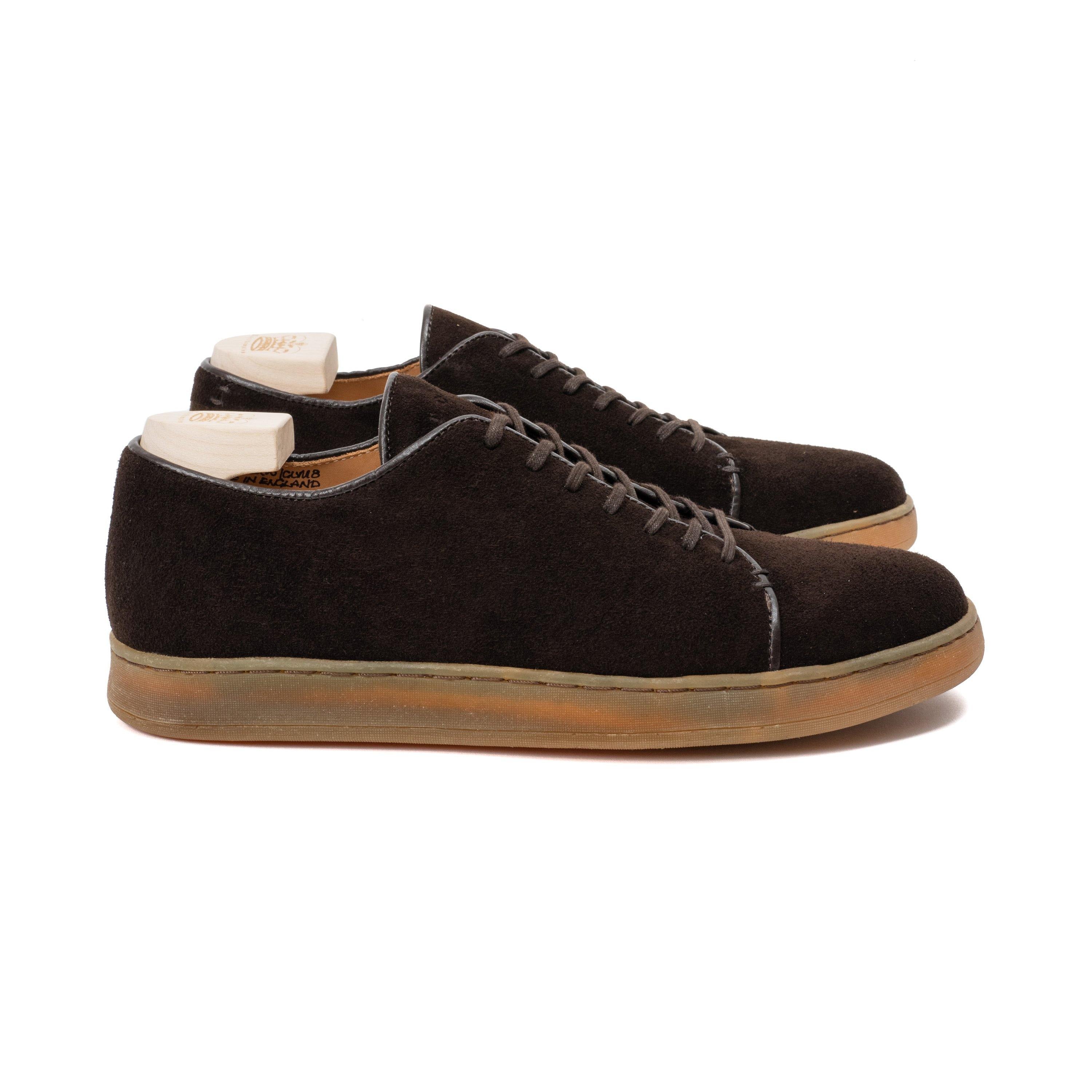 Crown Northampton Harlestone Hand-Stitched Derby Sneaker (Scottish Deer Suede)