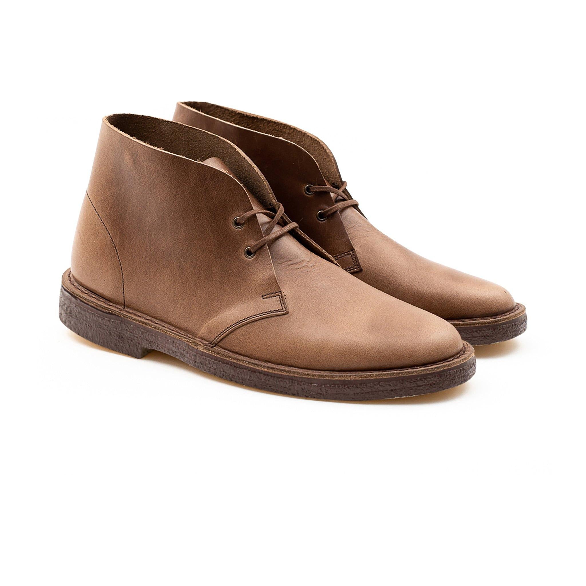 Woodford Desert Boot - Horween Natural Chromexcel - Crown Northampton