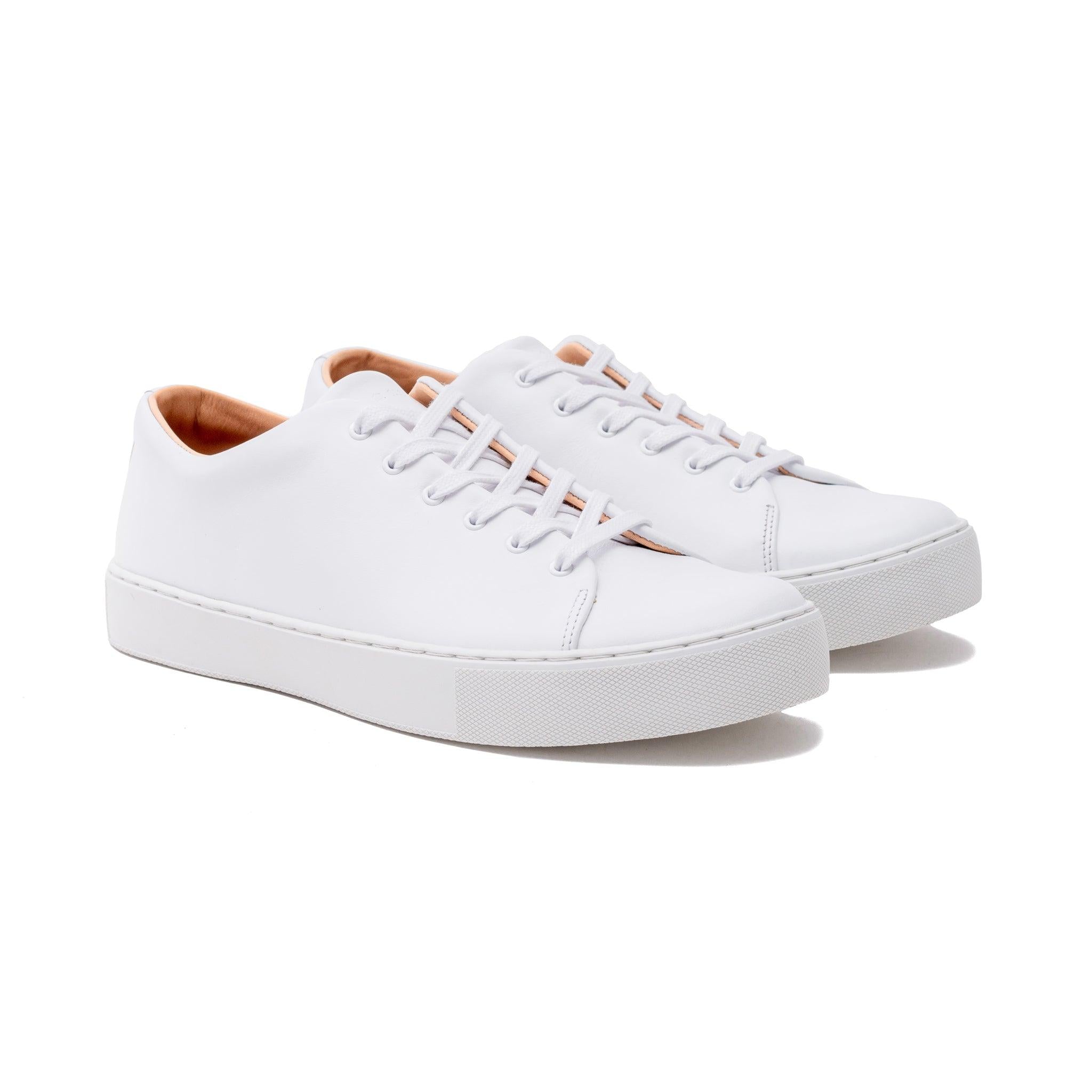 Overstone Derby - All White Calf - Crown Northampton