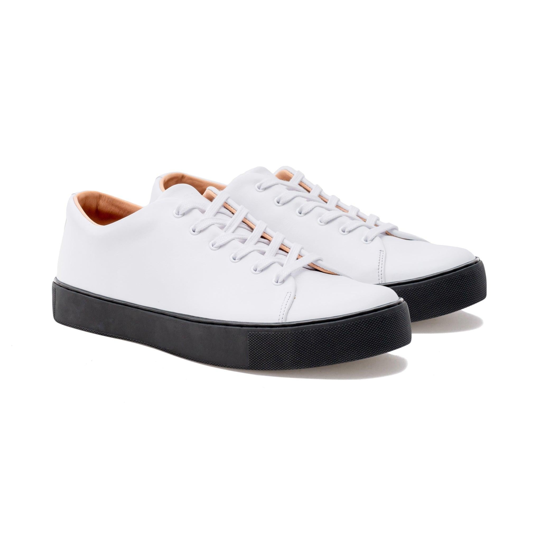 Overstone Derby - All White Calf - Crown Northampton