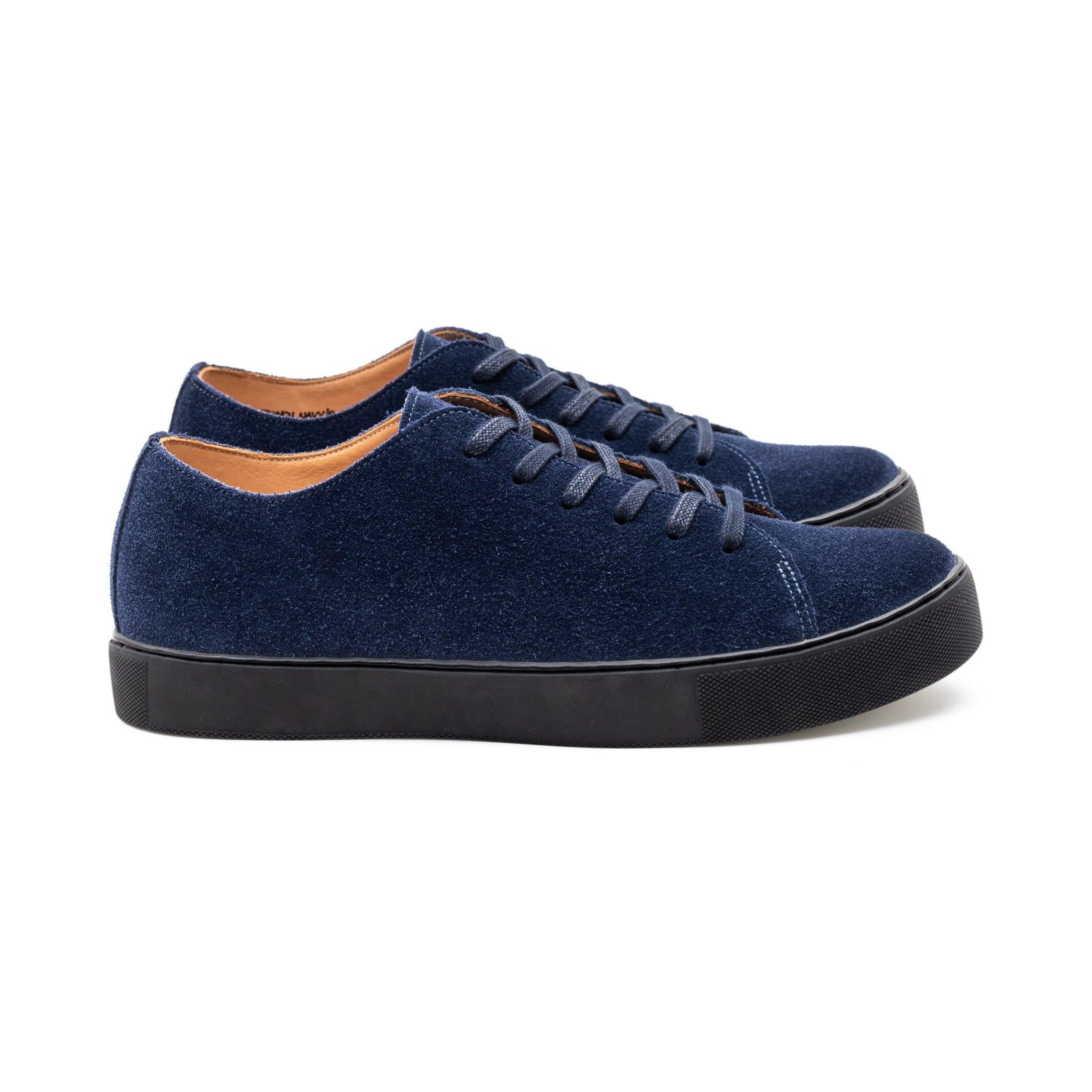 Overstone Derby TL - French Navy Janus Calf Suede - Crown Northampton