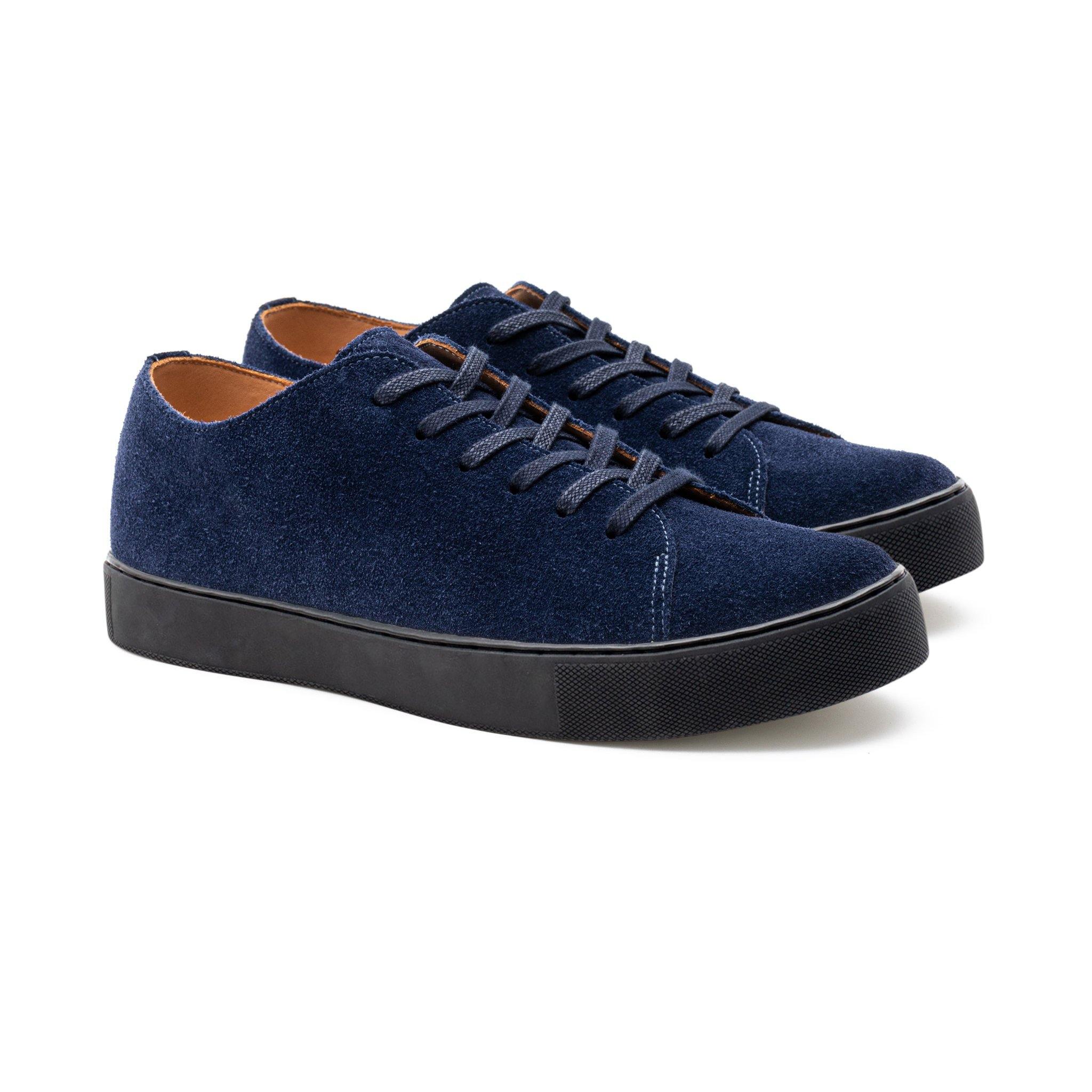 Overstone Derby TL - French Navy Janus Calf Suede - Crown Northampton