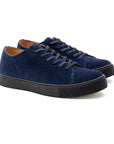 Overstone Derby TL - French Navy Janus Calf Suede - Crown Northampton