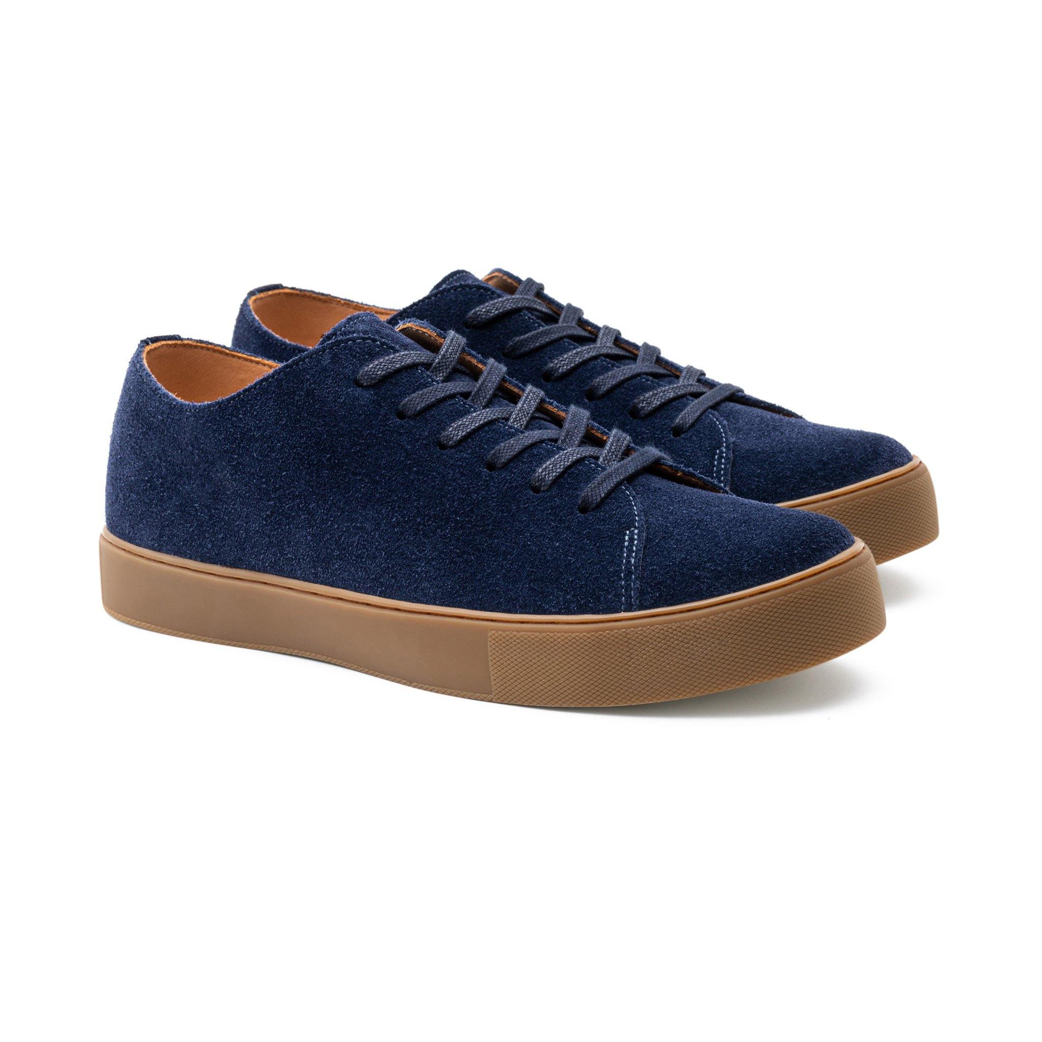 Overstone Derby TL - French Navy Janus Calf Suede - Crown Northampton