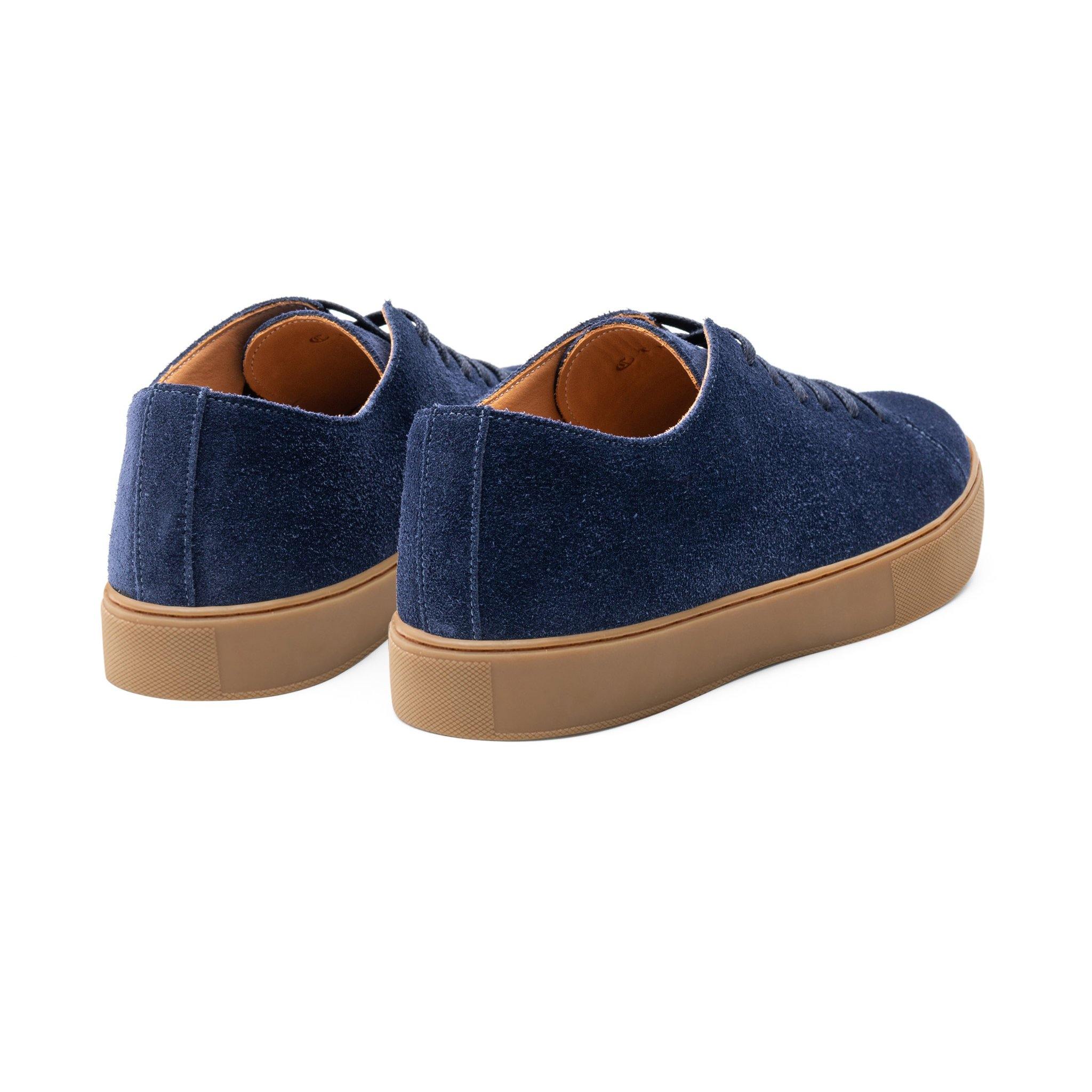 Overstone Derby TL - French Navy Janus Calf Suede - Crown Northampton