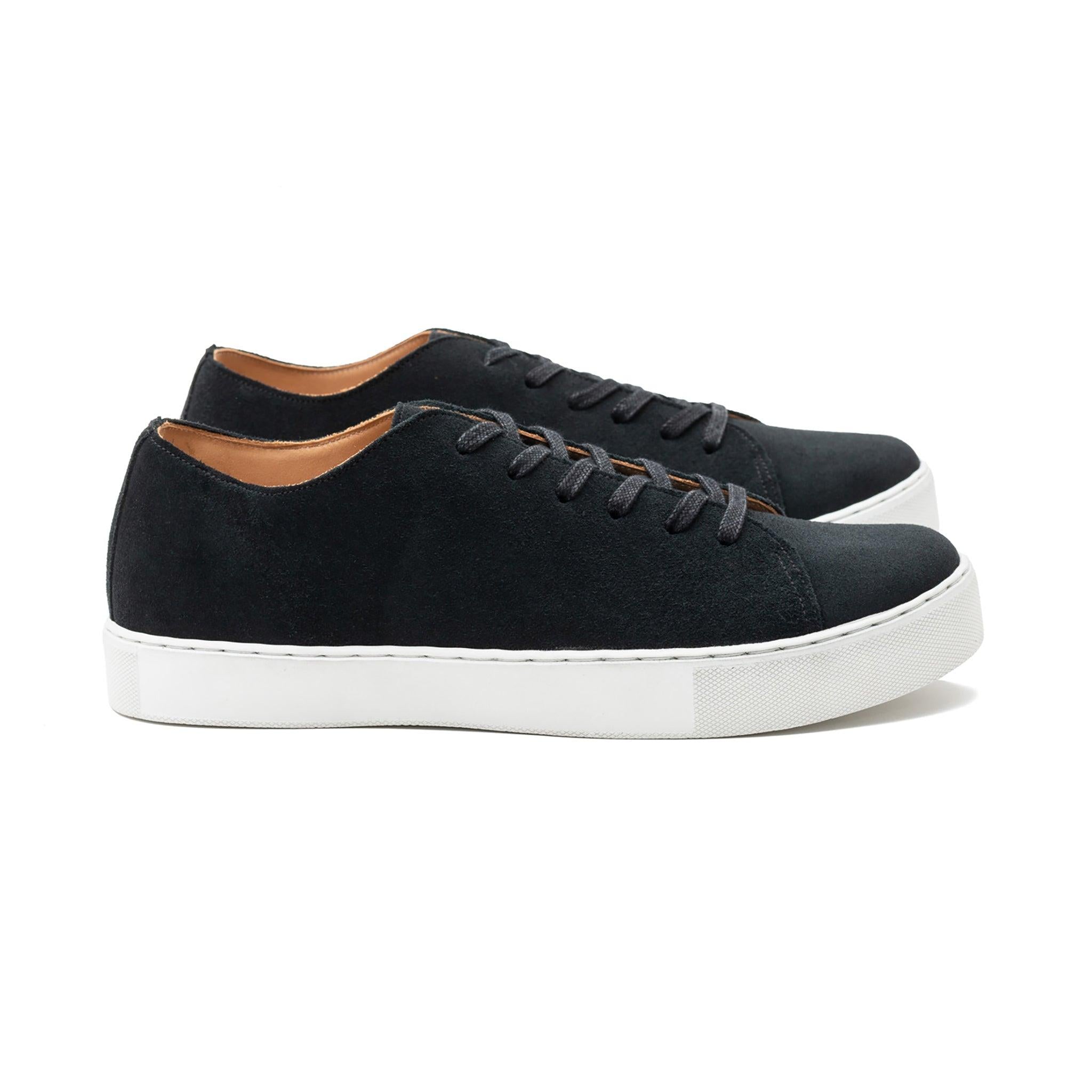 Overstone Derby TL - Black Janus Calf Suede - Crown Northampton