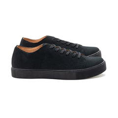 Overstone Derby TL - Black Janus Calf Suede - Crown Northampton