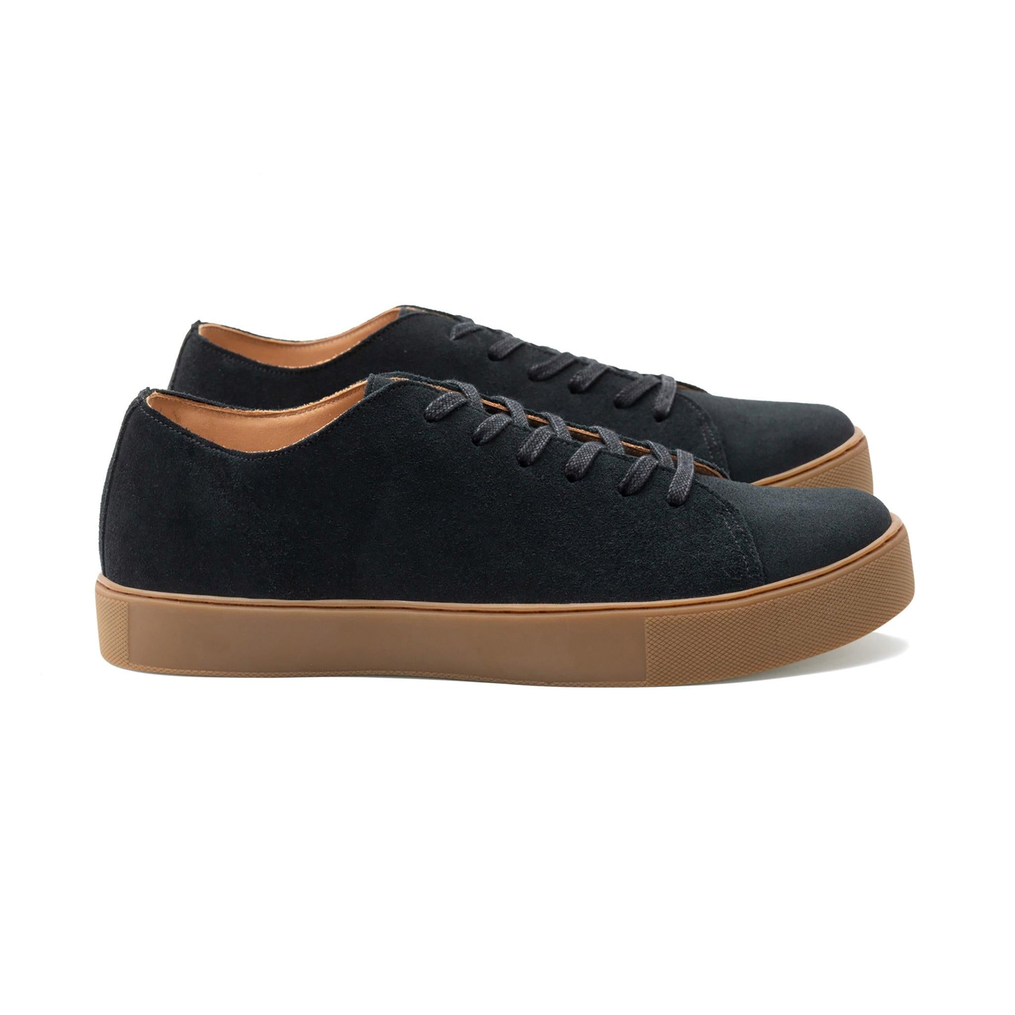 Overstone Derby TL - Black Janus Calf Suede - Crown Northampton