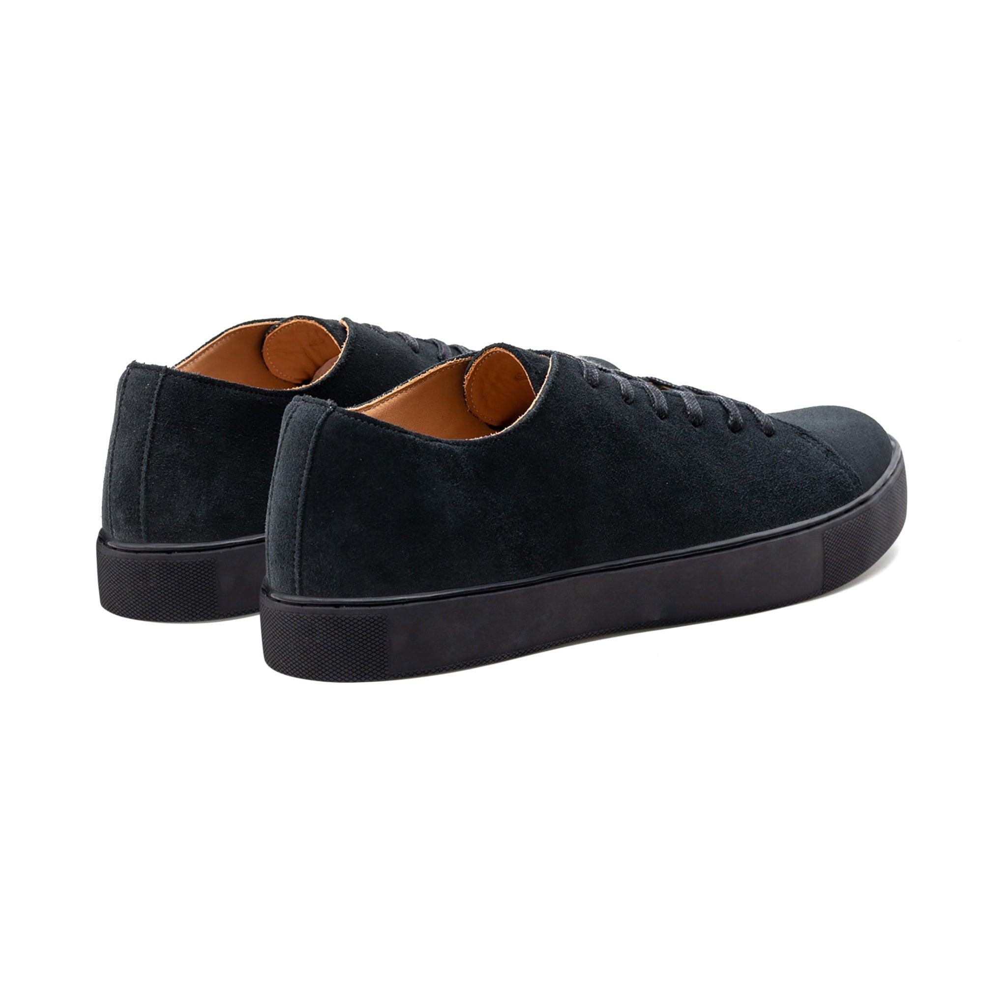 Overstone Derby TL - Black Janus Calf Suede - Crown Northampton