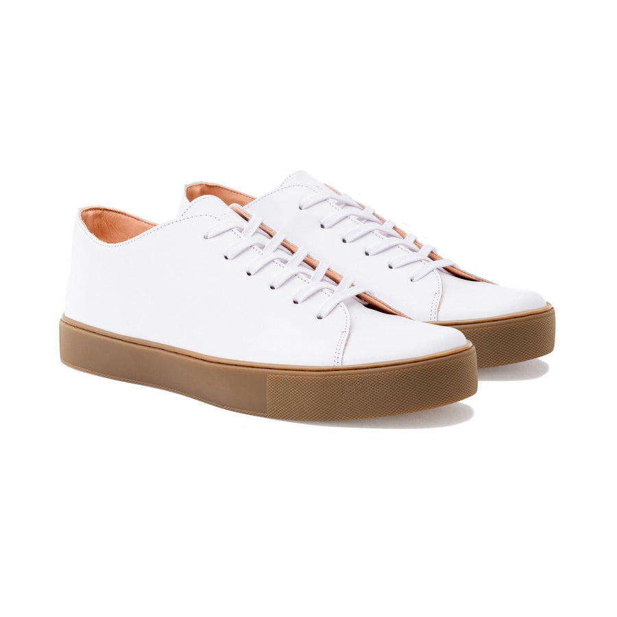 Overstone Derby TL - All White Calf – Crown Northampton