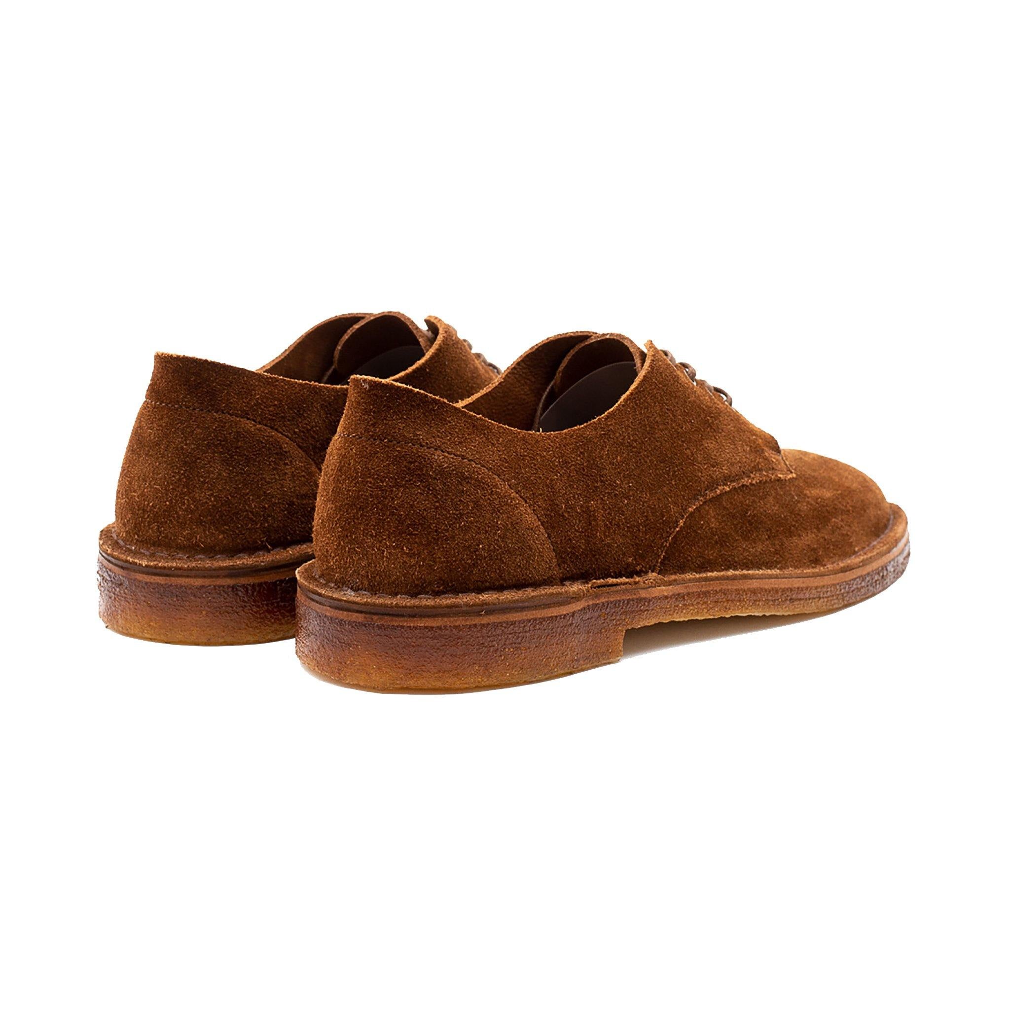 Grove Desert Shoe - Snuff Janus Calf Suede - Crown Northampton