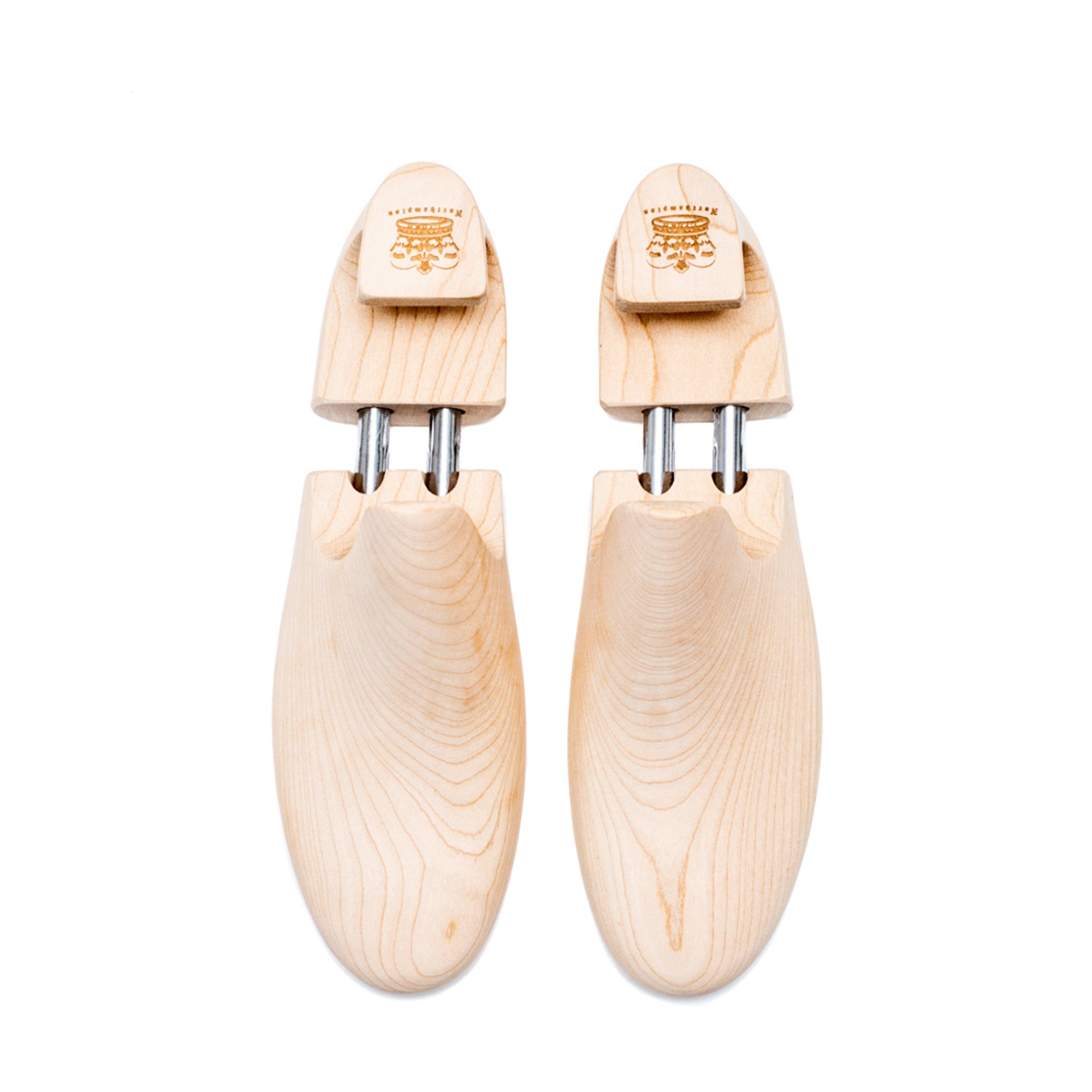 Classic Sneaker Shoe Trees - Natural Beech Wood - Crown Northampton