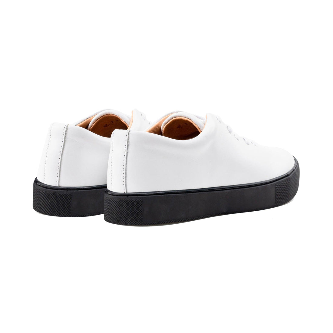 Crown Northampton Upton Wholecut - All White Calf Leather Sneakers