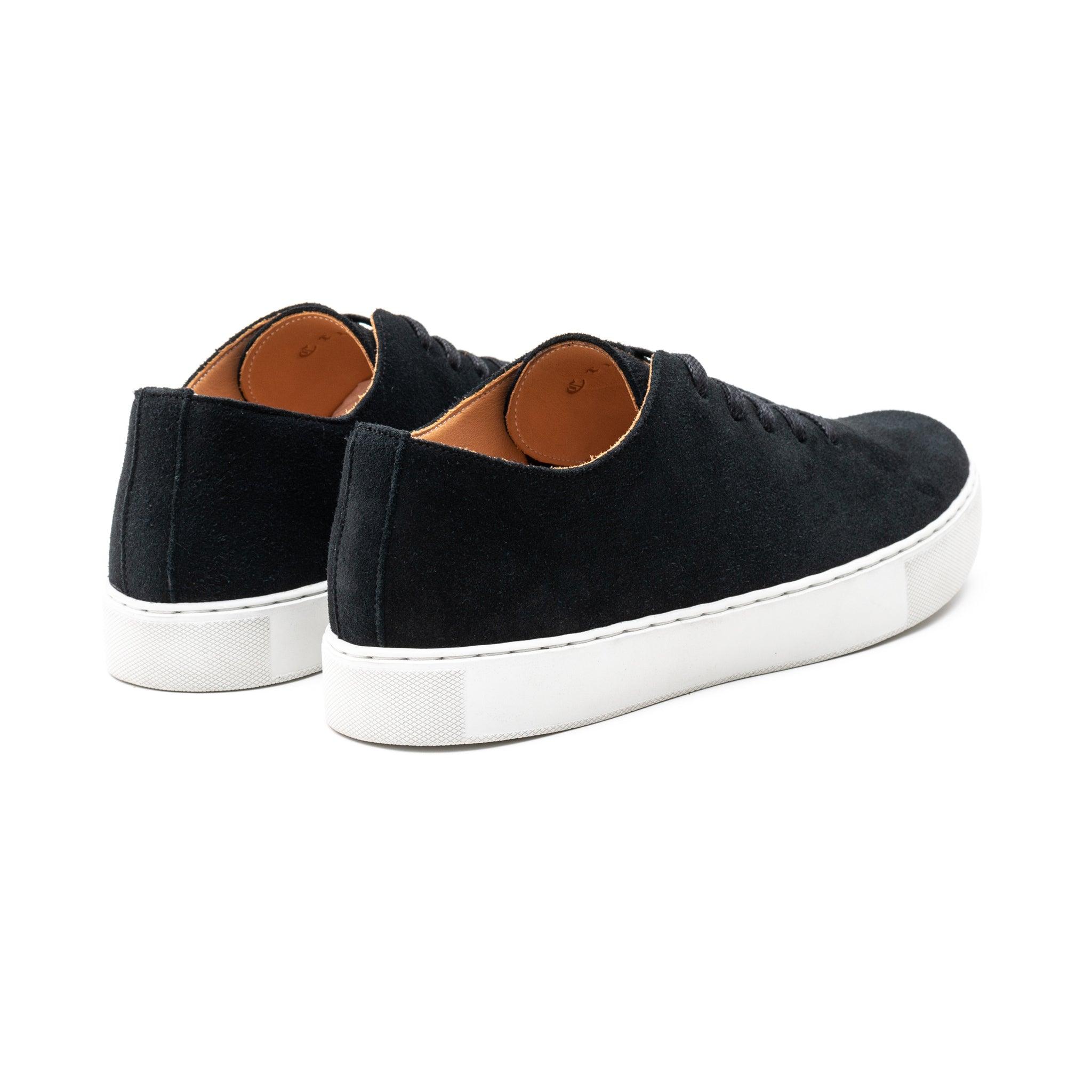 Upton Wholecut TL - Black Janus Calf Suede - Crown Northampton