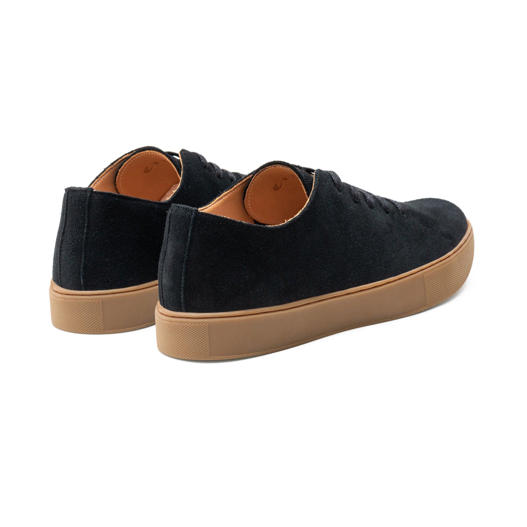 Upton Wholecut TL - Black Janus Calf Suede - Crown Northampton