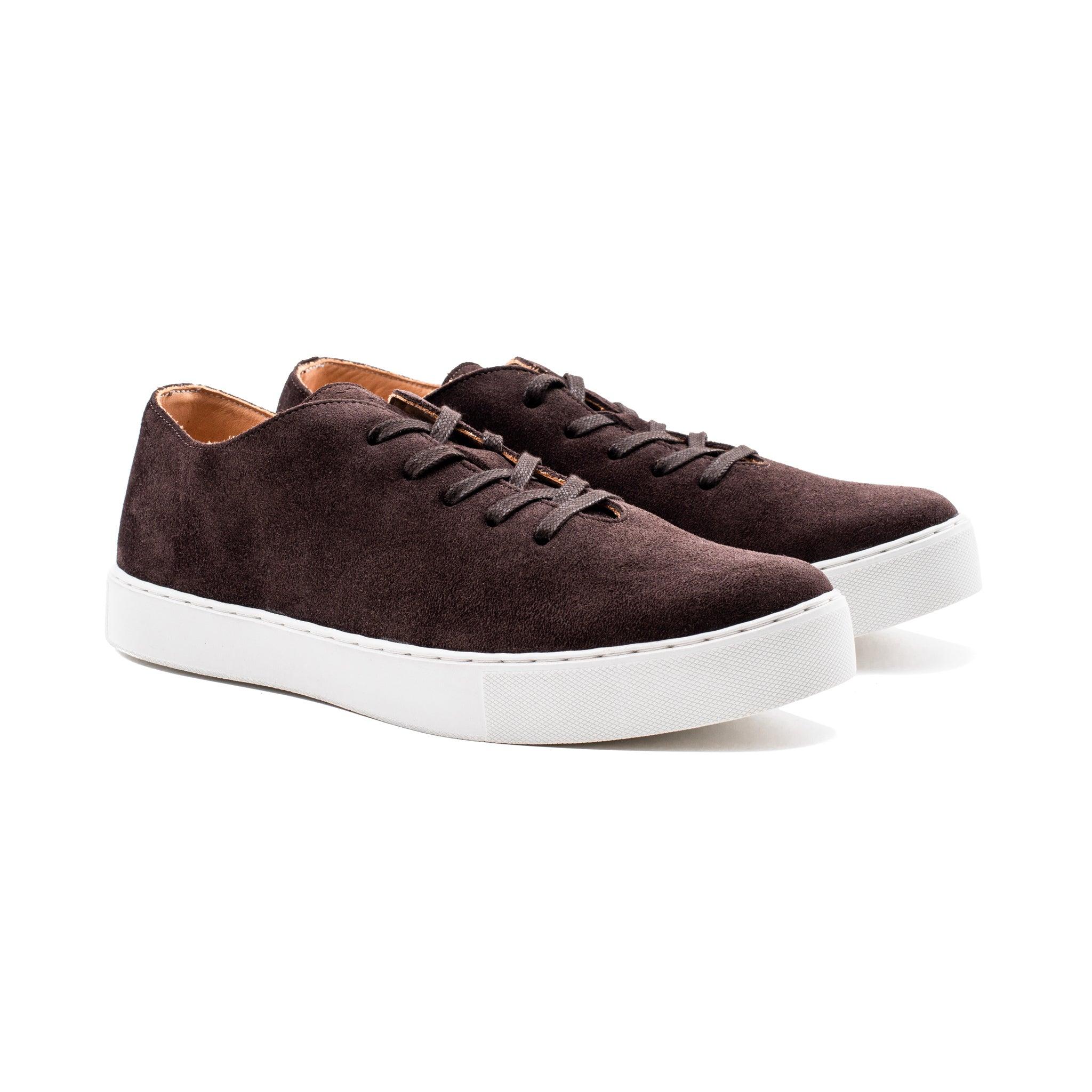 Upton Wholecut TL - Brown Janus Calf Suede - Crown Northampton
