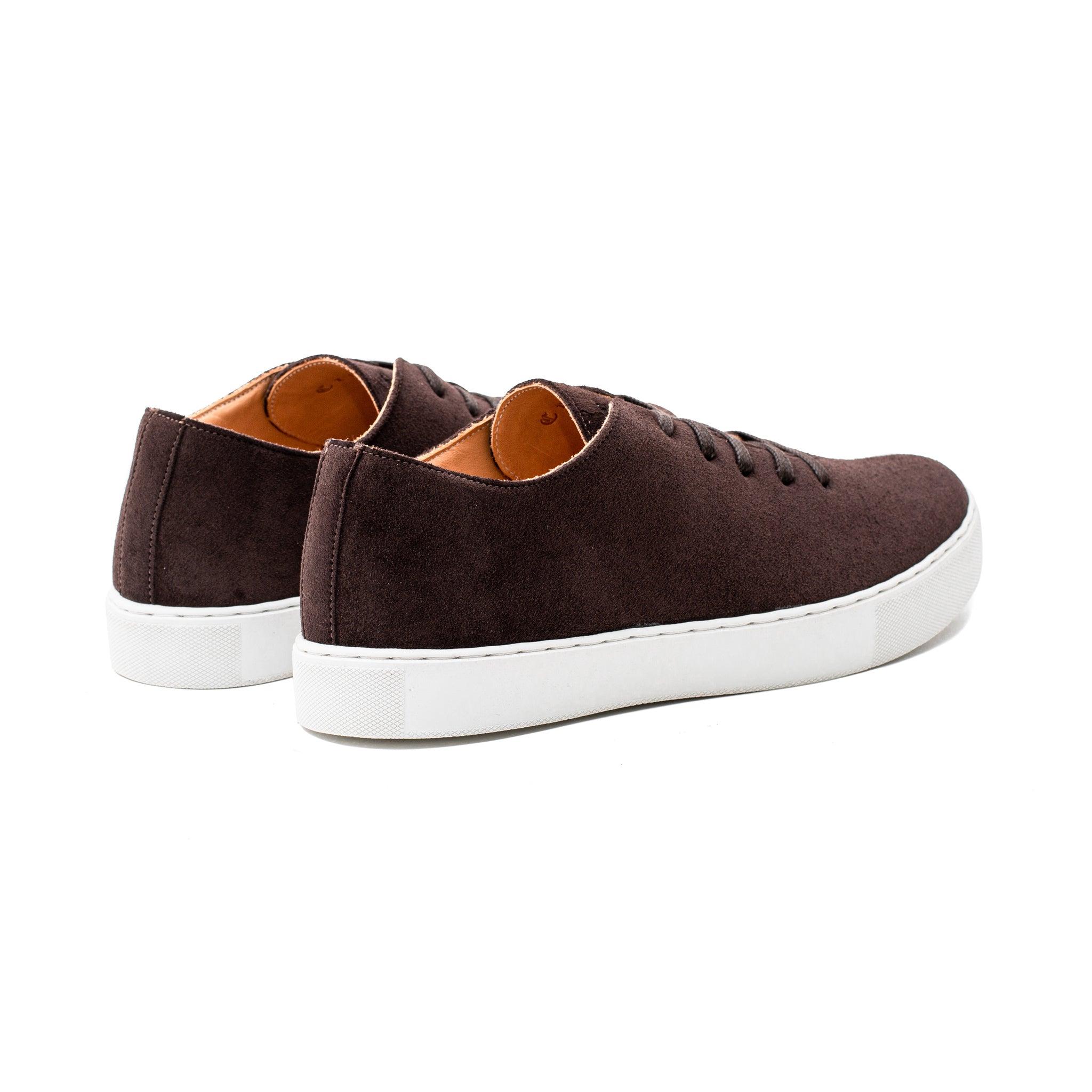 Upton Wholecut TL - Brown Janus Calf Suede - Crown Northampton