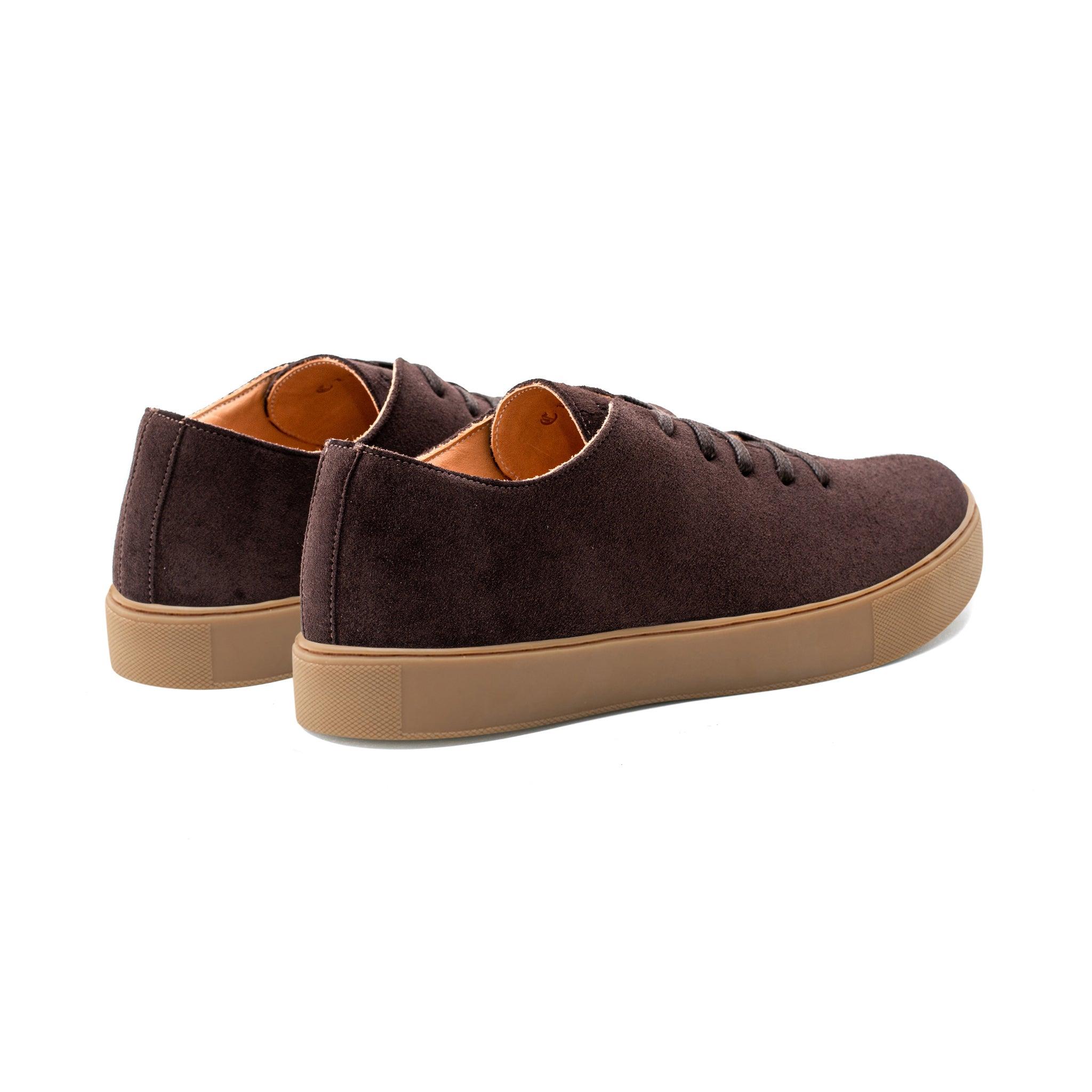 Upton Wholecut TL - Brown Janus Calf Suede - Crown Northampton