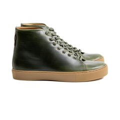 Overstone Hi Derby - Horween Forest Green Chromexcel - Crown Northampton
