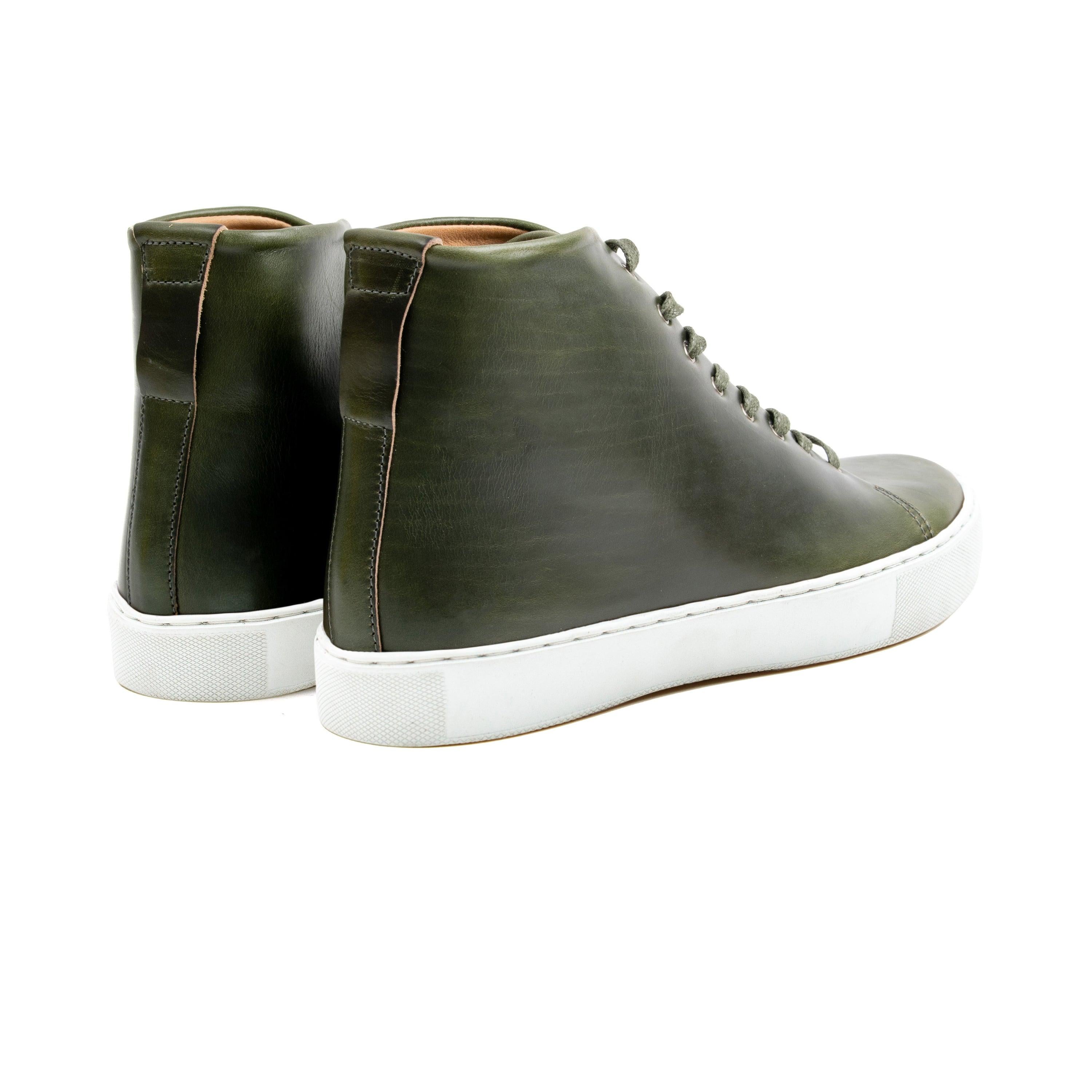 Overstone Hi Derby - Horween Forest Green Chromexcel - Crown Northampton