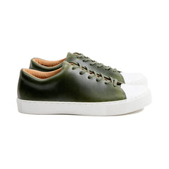 Abington Toe Cap - Horween Forest Green Chromexcel - Crown Northampton